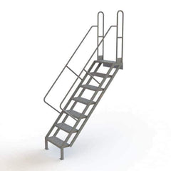 TRI-ARC - Rolling & Wall Mounted Ladders & Platforms Type: Stairway Slope Ladder Style: Stair Unit - Eagle Tool & Supply