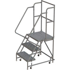 TRI-ARC - Rolling & Wall Mounted Ladders & Platforms Type: Rolling Warehouse Ladder Style: Rolling Platform Ladder - Eagle Tool & Supply