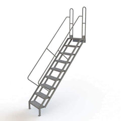 TRI-ARC - Rolling & Wall Mounted Ladders & Platforms Type: Stairway Slope Ladder Style: Stair Unit - Eagle Tool & Supply