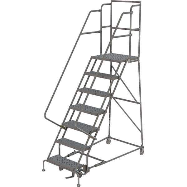TRI-ARC - Rolling & Wall Mounted Ladders & Platforms Type: Rolling Warehouse Ladder Style: Rolling Platform Ladder - Eagle Tool & Supply