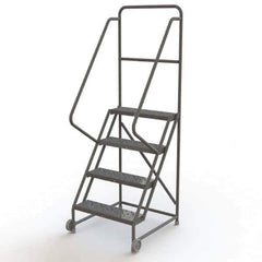 TRI-ARC - Rolling & Wall Mounted Ladders & Platforms Type: TiltNRoll Rolling Ladder Style: Tilt & Roll Safety Ladder - Eagle Tool & Supply