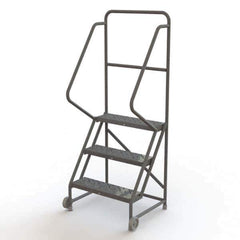 TRI-ARC - Rolling & Wall Mounted Ladders & Platforms Type: TiltNRoll Rolling Ladder Style: Tilt & Roll Safety Ladder - Eagle Tool & Supply
