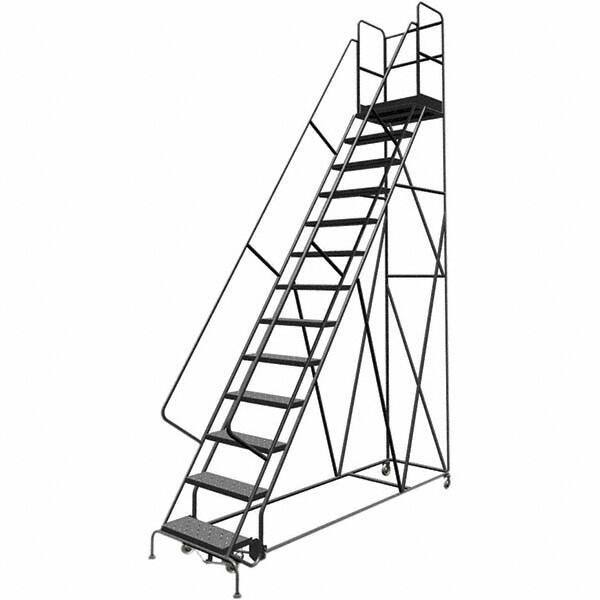 TRI-ARC - Rolling & Wall Mounted Ladders & Platforms Type: Rolling Warehouse Ladder Style: Rolling Platform Ladder - Eagle Tool & Supply