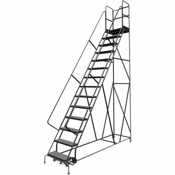 TRI-ARC - Rolling & Wall Mounted Ladders & Platforms Type: Rolling Warehouse Ladder Style: Rolling Platform Ladder - Eagle Tool & Supply