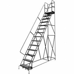 TRI-ARC - Rolling & Wall Mounted Ladders & Platforms Type: Rolling Warehouse Ladder Style: Rolling Platform Ladder - Eagle Tool & Supply