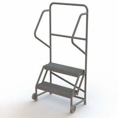TRI-ARC - Rolling & Wall Mounted Ladders & Platforms Type: TiltNRoll Rolling Ladder Style: Tilt & Roll Safety Ladder - Eagle Tool & Supply
