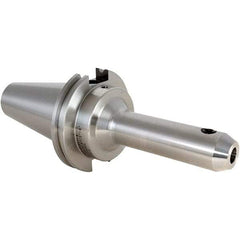 Techniks - CAT50 Taper Shank 1-1/4 Hole End Mill Holder & Adapter - 2-1/2" Nose Diam, 10" Projection - Exact Industrial Supply