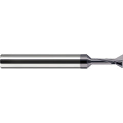 Harvey Tool - 30° 1/8" Cut Diam, 3/32" Cut Width, Solid Carbide Dovetail Cutter - Exact Industrial Supply