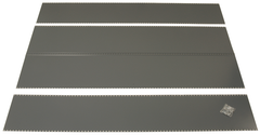 36 x 18 x 85'' - Steel Panel Kit for UltraCap Shelving Starter Unit (Gray) - Eagle Tool & Supply