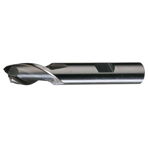 ‎1-1/4″ × 7/8″ × 1-5/8″ × 4-1/8″ RHS / RHC HSS HSS Single End 2-Flute Center Cutting End Mill - TiCN