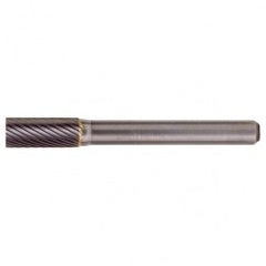 SB-3 Standard Cut Solid Carbide Bur-Cylindrical with End Cut - Eagle Tool & Supply