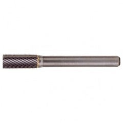 SA-1 Standard Cut Solid Carbide Bur-Cylindrical without End Cut - Eagle Tool & Supply