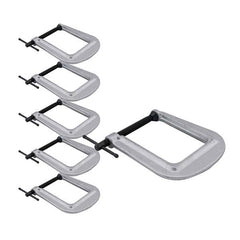 Wilton - C-Clamps Clamp Type: Deep Reach Carriage Clamp Application Strength: Regular-Duty - Eagle Tool & Supply