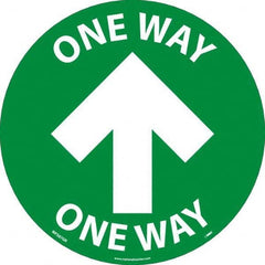 NMC - "One Way" Adhesive-Backed Floor Sign - Eagle Tool & Supply