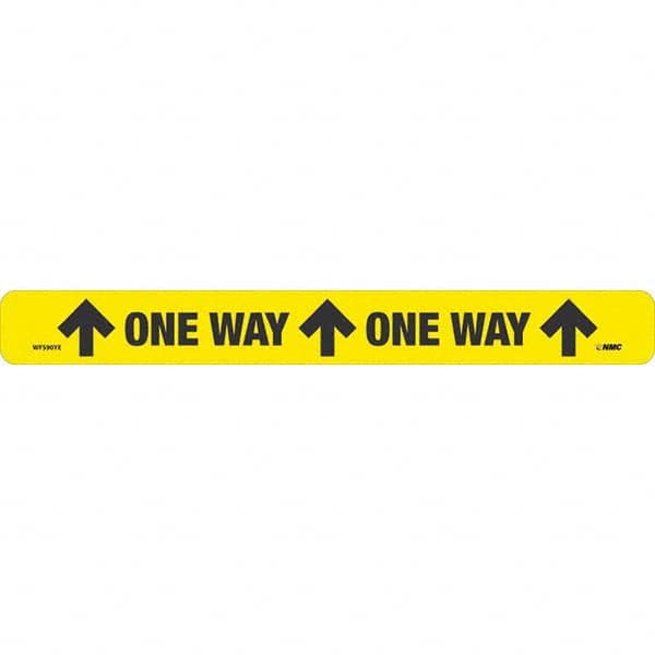 NMC - "One Way" Adhesive-Backed Floor Sign - Eagle Tool & Supply