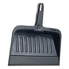 Heavy-Duty Dust Pan - Plastic construction. 8 1/4″ W × 12 1/4″ L × 2 5/8″ D - Eagle Tool & Supply