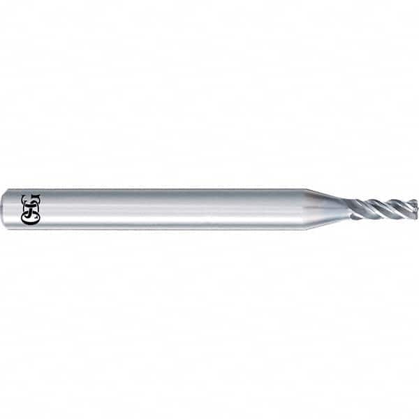 OSG - 10mm Diam 4 Flute Solid Carbide 0.5mm Corner Radius End Mill - Eagle Tool & Supply