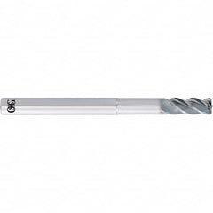OSG - 1/4" Diam 4 Flute Solid Carbide 0.06" Corner Radius End Mill - Eagle Tool & Supply