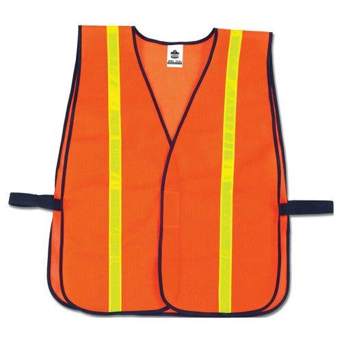 8040HL Orange Non-Cert Hi-Gloss Vest - Eagle Tool & Supply