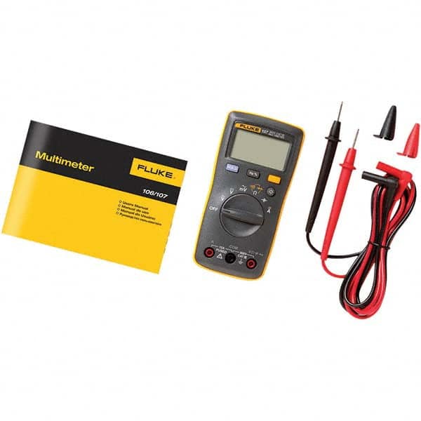 Fluke - Multimeters Multimeter Type: Digital Measures: Capacitance; Diode Test; Resistance; Voltage - Eagle Tool & Supply