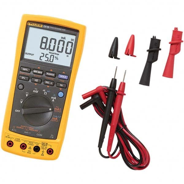 Fluke - Multimeters Multimeter Type: Digital Measures: Continuity; Diode Test; Frequency; Resistance; Voltage - Eagle Tool & Supply