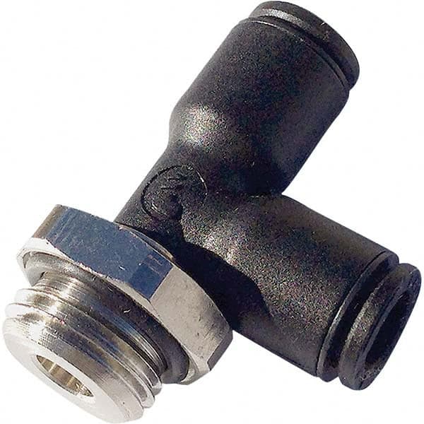 Legris - Plastic Push-To-Connect Tube Fittings Type: Male Run Tee Tube Outside Diameter (mm): 16 - Eagle Tool & Supply