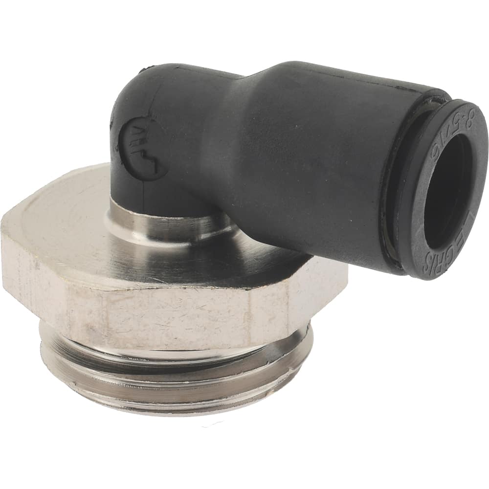 Legris - Plastic Push-To-Connect Tube Fittings Type: Male Elbow Tube Outside Diameter (mm): 8 - Eagle Tool & Supply