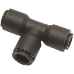 Legris - Plastic Push-To-Connect Tube Fittings Type: Union Tee Tube Outside Diameter (mm): 6 x 8 - Eagle Tool & Supply
