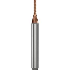 Guhring - Micro Diver 1.5mm Diam 3-Flute Carbide 0.03mm Corner Chamfer End Mill - Exact Industrial Supply