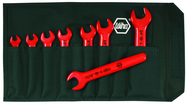 Insulated Open End Inch Wrench 8 Piece Set Includes: 5/16" - 3/4" In Canvas Pouch - Eagle Tool & Supply