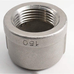 Guardian Worldwide - Stainless Steel Pipe Fittings; Type: Round Cap ; Fitting Size: 1-1/2 ; End Connections: Threaded ; Material Grade: 304 ; Pressure Rating (psi): 150 - Exact Industrial Supply