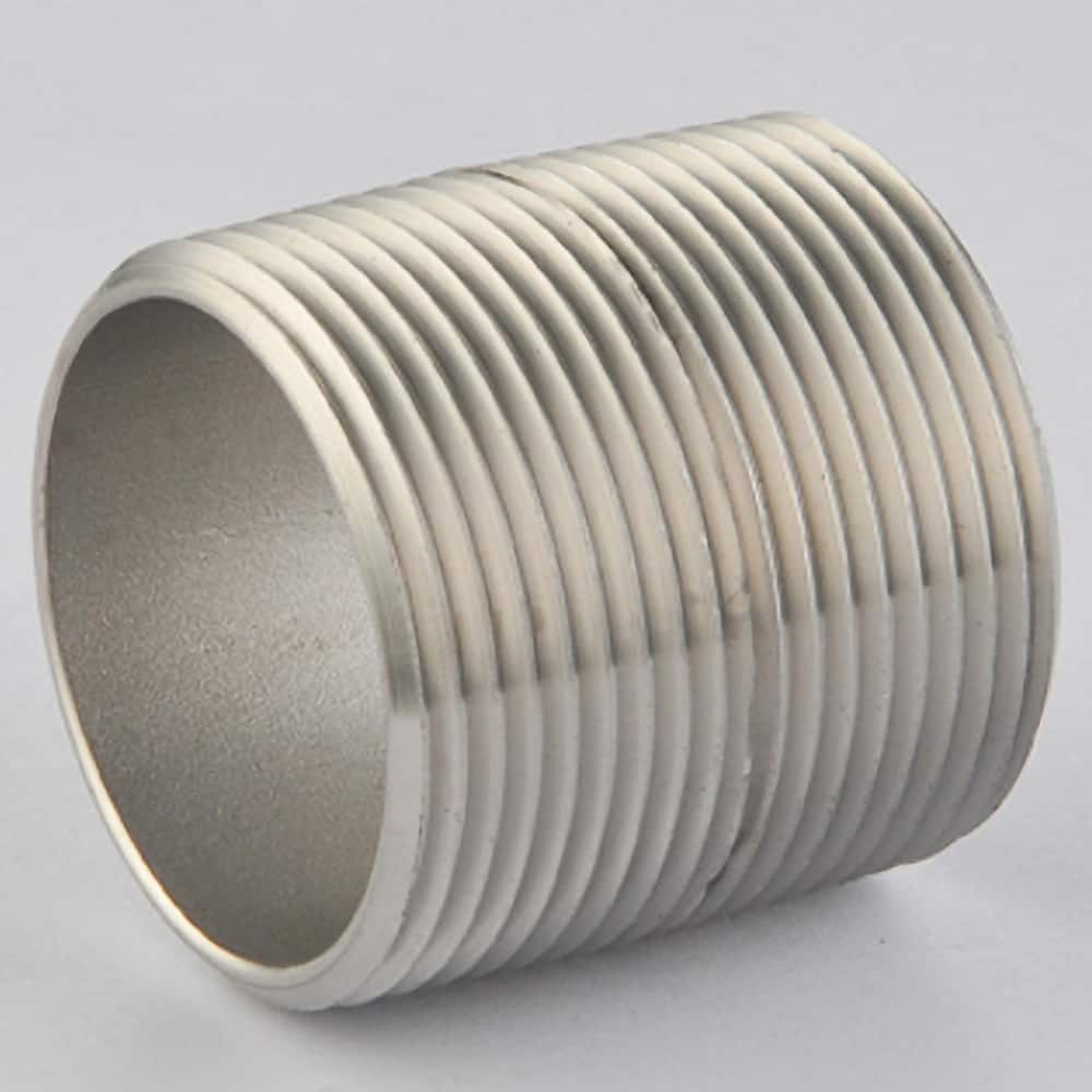 Guardian Worldwide - Stainless Steel Pipe Nipples & Pipe; Style: Threaded ; Pipe Size: 2 (Inch); Length (Inch): 2 ; Material Grade: 316/316L ; Schedule: 80 - Exact Industrial Supply