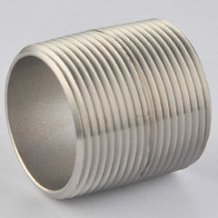 Guardian Worldwide - Stainless Steel Pipe Nipples & Pipe; Style: Threaded ; Pipe Size: 2 (Inch); Length (Inch): 2 ; Material Grade: 304/304L ; Schedule: 40 - Exact Industrial Supply