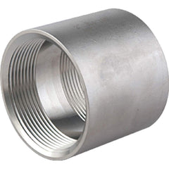 Guardian Worldwide - Stainless Steel Pipe Fittings; Type: Full Coupling ; Fitting Size: 3/4 ; End Connections: FNPT x FNPT ; Material Grade: 316 ; Pressure Rating (psi): 150 ; Length (Inch): 1-1/2 - Exact Industrial Supply