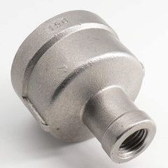 Guardian Worldwide - Stainless Steel Pipe Fittings; Type: Reducing Coupling ; Fitting Size: 3/4 x 3/8 ; End Connections: FNPT x FNPT ; Material Grade: 304 ; Pressure Rating (psi): 150 ; Length (Inch): 1-3/4 - Exact Industrial Supply