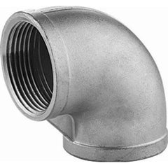 Guardian Worldwide - Stainless Steel Pipe Fittings; Type: 90? Elbow ; Fitting Size: 1 ; End Connections: FNPT x FNPT ; Material Grade: 304 ; Pressure Rating (psi): 150 - Exact Industrial Supply