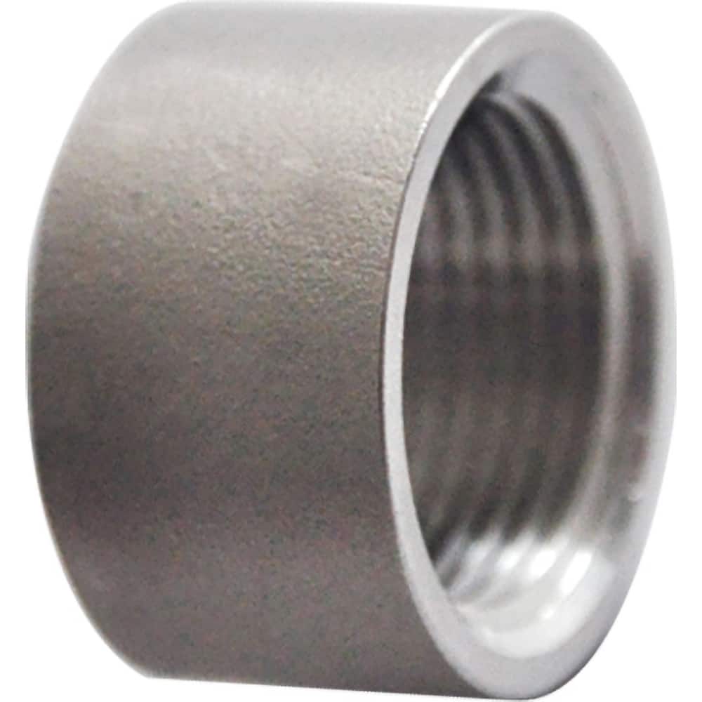 Guardian Worldwide - Stainless Steel Pipe Fittings; Type: Half Coupling ; Fitting Size: 2 ; End Connections: FNPT ; Material Grade: 316 ; Pressure Rating (psi): 150 ; Length (Inch): 1-1/4 - Exact Industrial Supply