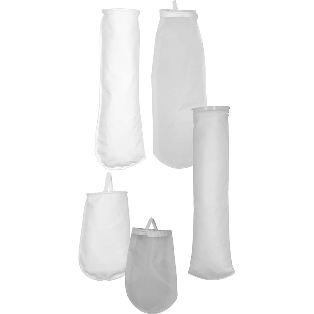 Hayward - Bag Filters; Bag Type: High Flow ; Micron Rating: 10 ; Maximum Flow Rate (GPM): 90 ; Material: Polypropylene ; Bag Size (#): 1 ; Diameter (Inch): 7 - Exact Industrial Supply