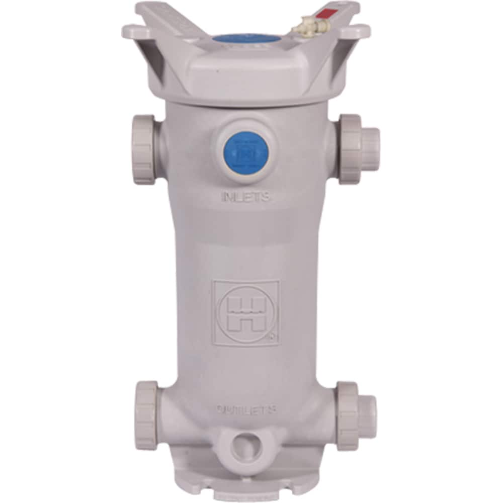 Hayward - Bag Filter Housings; Bag Size (#): 1 ; Length (Decimal Inch): 16.0000 ; Pipe Size: 2 (Inch); End Connections: Threaded ; Maximum Flow Rate (GPM): 100 ; Maximum Working Pressure (psi): 150.000 - Exact Industrial Supply