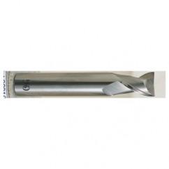 1/4 Dia. x 2-1/2 Overall Length 2-Flute Square End Solid Carbide SE End Mill-Round Shank-Center Cutting-Uncoated - Eagle Tool & Supply