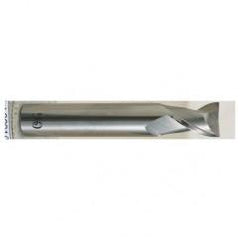 1/4 Dia. x 2-1/2 Overall Length 2-Flute Square End Solid Carbide SE End Mill-Round Shank-Center Cutting-Uncoated - Eagle Tool & Supply