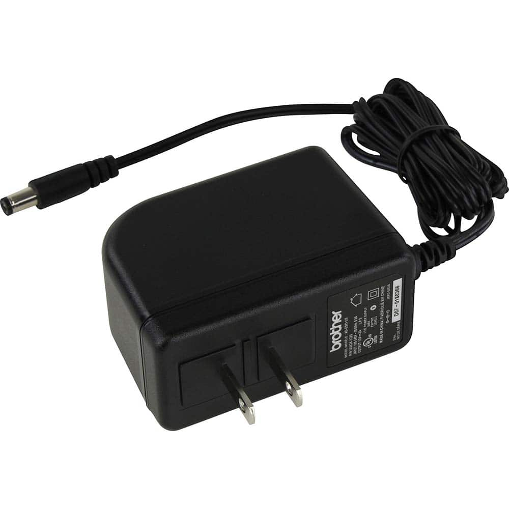 Brother - Label Maker & Tape Accessories; Type: AC Power Adapter ; For Use With: PT-D400; PT-D400AD; PT-D400VP; PT-D450; PT-D600; PT-D600VP; PT-E300; PT-E500; PT-E550W; PT-H300; PT-H300LI; PT-H500LI; PT-P700; PT-P750W; PT-P750WVP Printers - Exact Industrial Supply