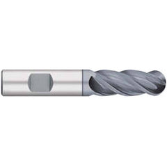 Titan USA - Ball End Mills; Mill Diameter (Inch): 1 ; Mill Diameter (Decimal Inch): 1.0000 ; Number of Flutes: 4 ; Length of Cut (Inch): 2 ; Length of Cut (Decimal Inch): 2.0000 ; Material: Solid Carbide - Exact Industrial Supply