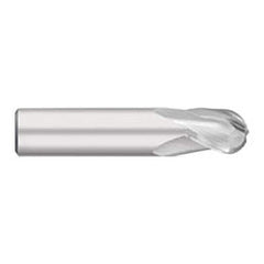 Titan USA - Ball End Mills; Mill Diameter (Decimal Inch): 0.0469 ; Number of Flutes: 3 ; Length of Cut (Decimal Inch): 0.0938 ; Material: Solid Carbide ; Overall Length (Inch): 1-1/2 ; Overall Length (Decimal Inch): 1.50000 - Exact Industrial Supply