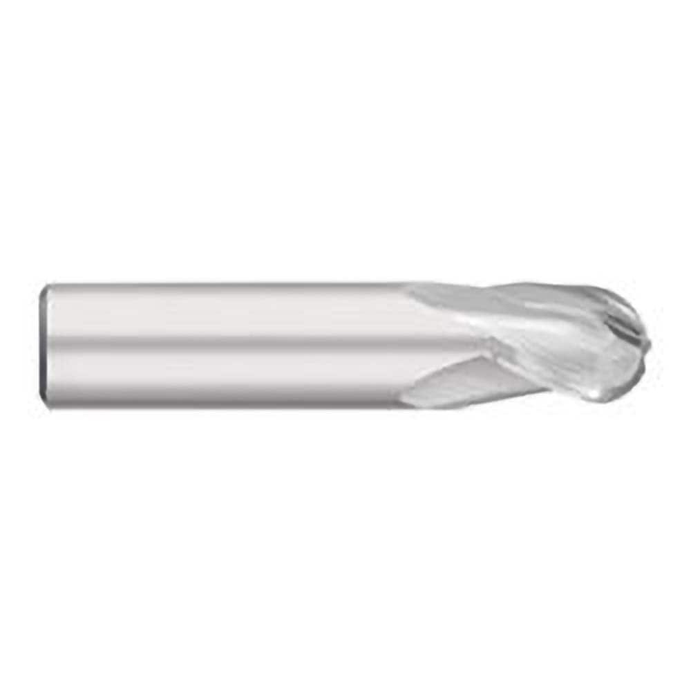 Titan USA - Ball End Mills; Mill Diameter (Inch): 1/4 ; Mill Diameter (Decimal Inch): 0.2500 ; Number of Flutes: 3 ; Length of Cut (Inch): 1/2 ; Length of Cut (Decimal Inch): 0.5000 ; Material: Solid Carbide - Exact Industrial Supply