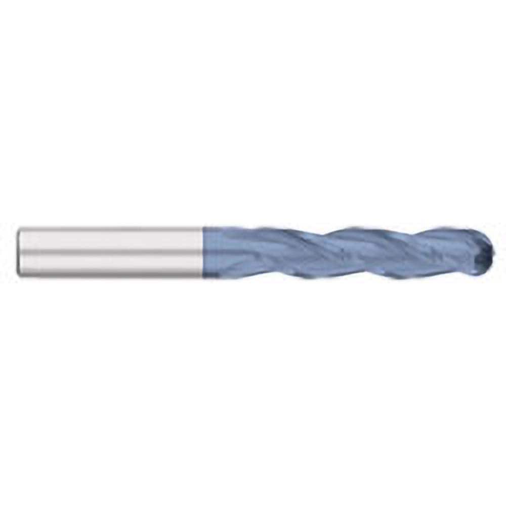 Titan USA - Ball End Mills; Mill Diameter (Inch): 3/4 ; Mill Diameter (Decimal Inch): 0.7500 ; Number of Flutes: 3 ; Length of Cut (Inch): 3 ; Length of Cut (Decimal Inch): 3.0000 ; Material: Solid Carbide - Exact Industrial Supply