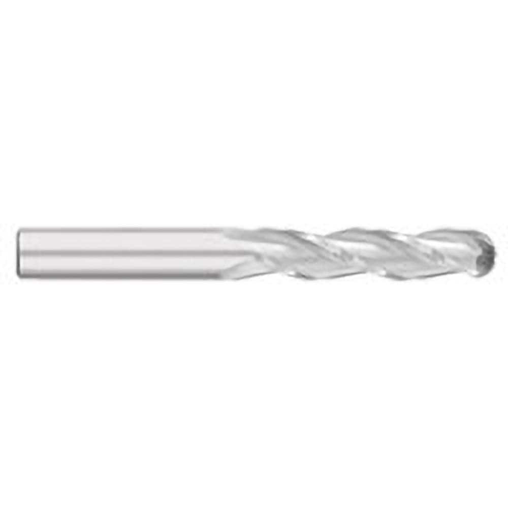 Titan USA - Ball End Mills; Mill Diameter (Inch): 3/16 ; Mill Diameter (Decimal Inch): 0.1875 ; Number of Flutes: 3 ; Length of Cut (Inch): 1-1/8 ; Length of Cut (Decimal Inch): 1.1250 ; Material: Solid Carbide - Exact Industrial Supply