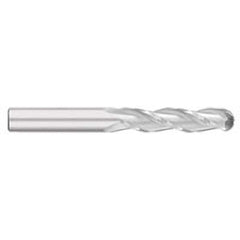 Titan USA - Ball End Mills; Mill Diameter (Inch): 3/16 ; Mill Diameter (Decimal Inch): 0.1875 ; Number of Flutes: 3 ; Length of Cut (Inch): 1-1/8 ; Length of Cut (Decimal Inch): 1.1250 ; Material: Solid Carbide - Exact Industrial Supply