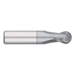 Titan USA - Ball End Mills; Mill Diameter (Inch): 1 ; Mill Diameter (Decimal Inch): 1.0000 ; Number of Flutes: 2 ; Length of Cut (Inch): 1-1/4 ; Length of Cut (Decimal Inch): 1.2500 ; Material: Solid Carbide - Exact Industrial Supply