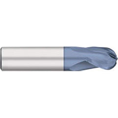 Titan USA - Ball End Mills; Mill Diameter (Inch): 7/16 ; Mill Diameter (Decimal Inch): 0.4375 ; Number of Flutes: 3 ; Length of Cut (Inch): 5/8 ; Length of Cut (Decimal Inch): 0.6250 ; Material: Solid Carbide - Exact Industrial Supply
